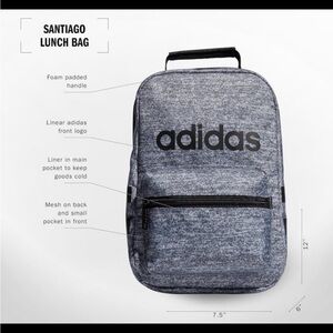 Adidas Gray Lunchbox
